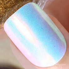 Nail Powder Mermaid Aurora Pigment Neon Iridescent Powder for Nail Art